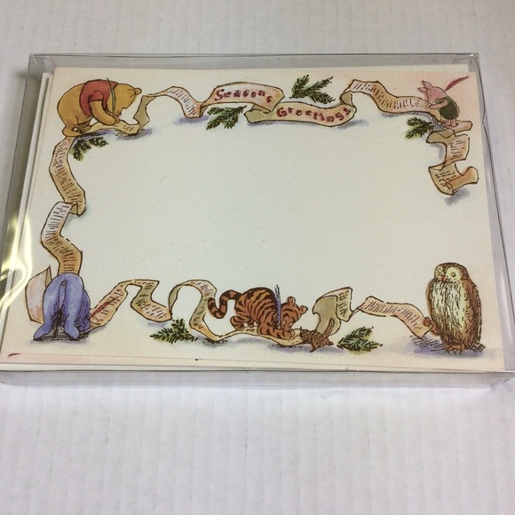 Michel & Co. Season Greeting Printable Cards Vintage 10 cards 9 envelopes 5x7 - Picture 3 of 4